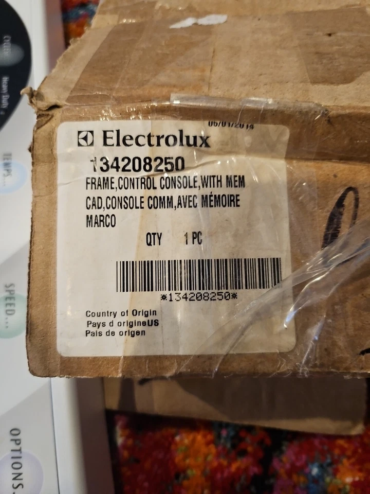 134208250 GENUINO OEM ELECTROLUX Frigidaire lavadora panel táctil y panel de control --nuevo en caja Foto 2 de 4