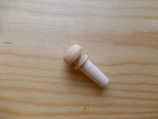 VIOLIN END PIN, MAPLE, FULL SIZE 4/4, GREAT QUALITY SOLID WOOD. UK SELLER