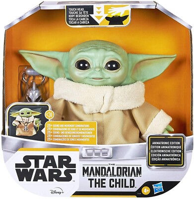 NIB Star Wars Functional Animatronic Baby Yoda Grogu The Child Mandalorian Toy