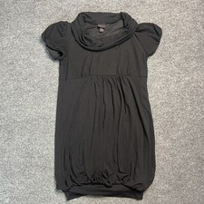 Torrid Dress Women 1 Black Cowl Neck Short Sleeve Knee Length Plus Size