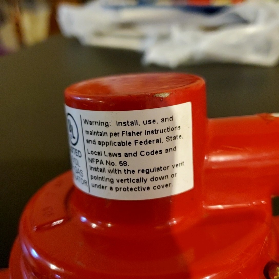 Fisher Controls LP Gas Regulator 810L eBay