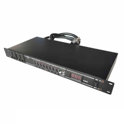 CP0803 13000W Power Sequence Controller w/ 8 Sequential Power Output Sockets