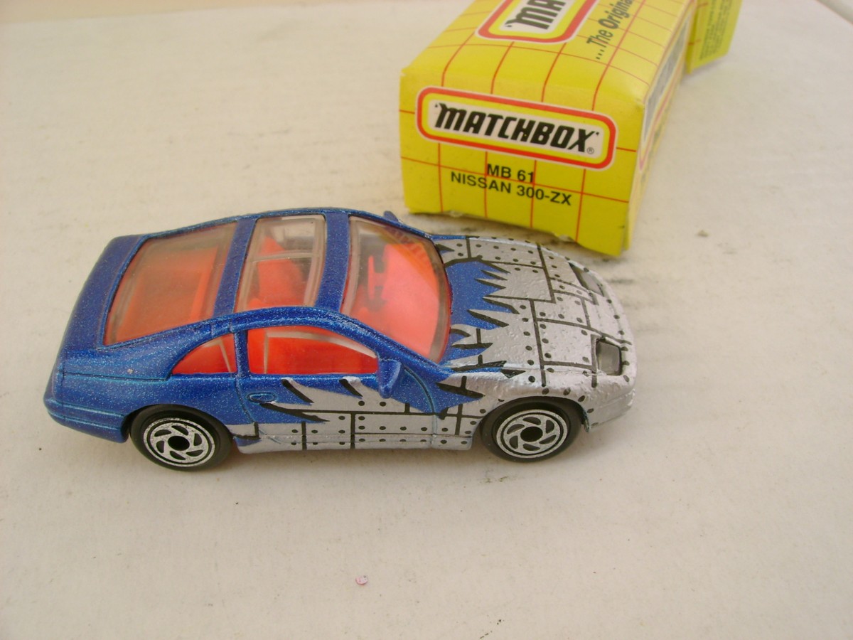 1993 MATCHBOX SUPERFAST MB 61 BLUE & SILVER NISSAN 300-ZX NEW IN