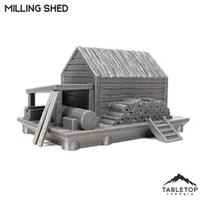 Milling Shed - Town of Grexdale - Fantasy Building - Fantasy Tabletop Terrain 