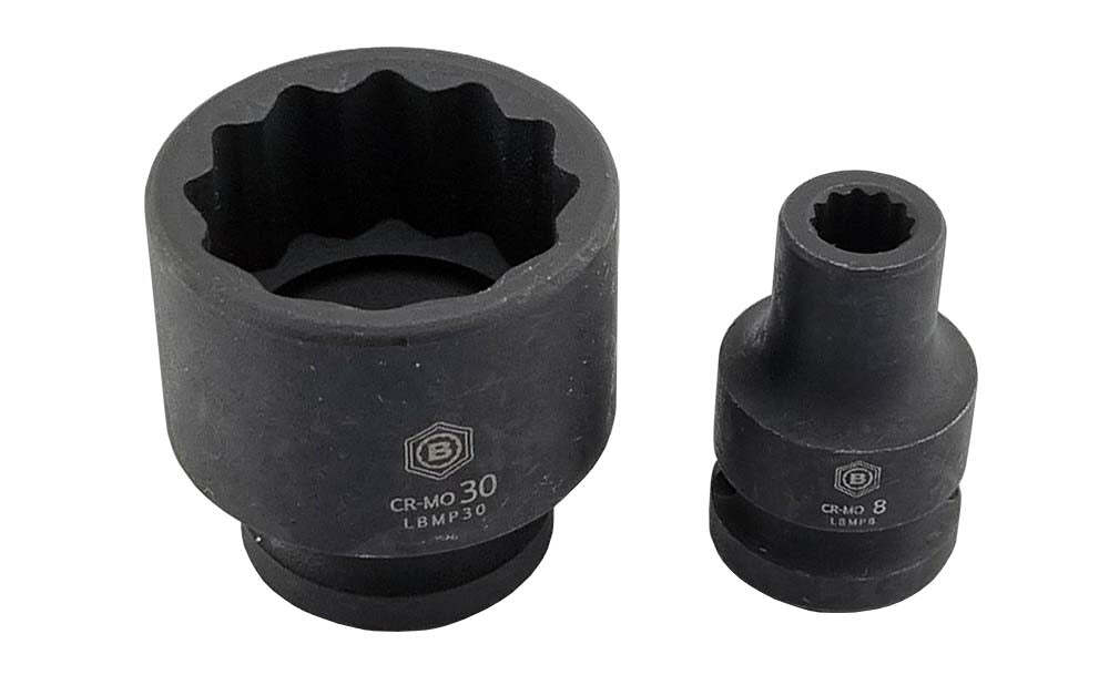BRITOOL 12-Kant Stecknuss 1/2" Antrieb, 16mm – Aus Chrom-Vanadium Stahl, OGV-Profil Für Höheres Drehmoment