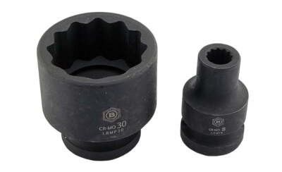 1/2 ZOLL ANTRIEB SCHLAGBUCHSEN (12 PUNKT) GRÖSSEN 8-36 MM VON BRITOOL HALLMARK
