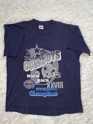 Vintage 90s Dallas Cowboys Back To Back Superbowl 28 Champions