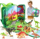 Dinosaur Backpack Toys for 3-8 Year Old Boys - Dinosaur Figures Gifts UK CutyQ