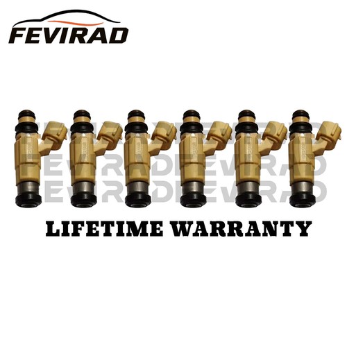 Yamaha 2002-2012 F200 F225 Fuel Injectors Flow Tested CDH240 (6) 69J-13761-00-00