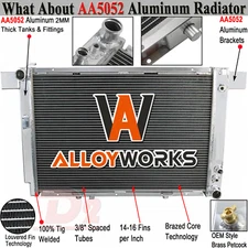 3 Row Aluminum Radiator Fits 1990-2002 91 Mercedes-Benz SL500 R129 500SL 5.0L V8