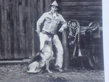 Jay Dusard Cowboy Portrait Lyle Thompson Alberta 1981 Screen Print Poster MINT