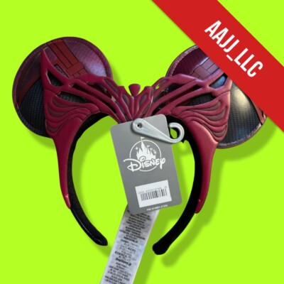   2022 Disney Marvel Wandavision Wanda Scarlet Witch Minnie Mickey Ears NWT 