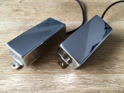 Warman FireBucker Paar pollose Chrom Mini E-Gitarre Humbucker Tonabnehmer