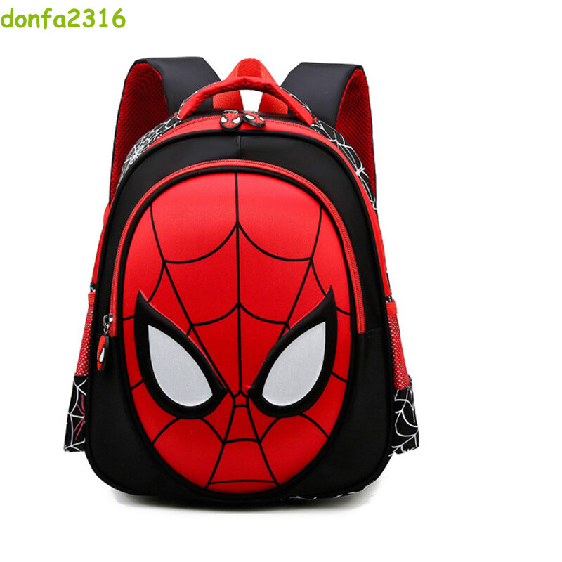 Mochila Spider-Man Mochila Escolar Bolsas de Viaje Bolsa de Nylon Regalos de Navidad Dibujos Animados Niños