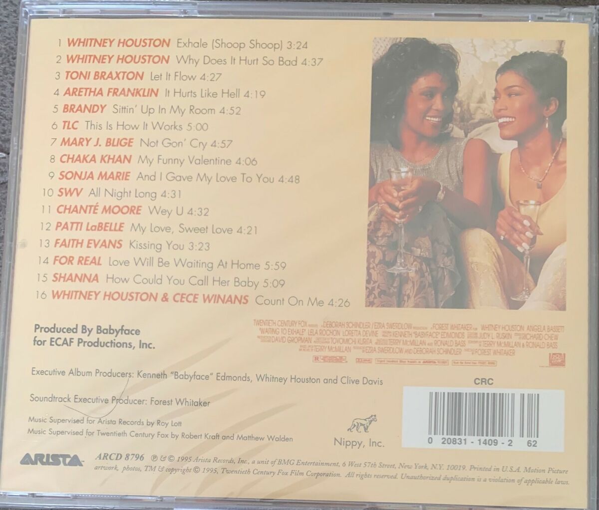 Waiting to Exhale Original Soundtrack Whitney Houston Toni Waiting to Exhale Original Soundtrack Whitney Houston Toni