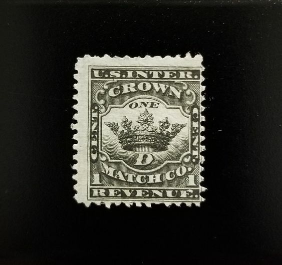 Crown Match Co. U.S.A. Internal Revenue 1c RO67b Privat Crown Match Co. U.S.A. Internal Revenue 1c RO67b Privat