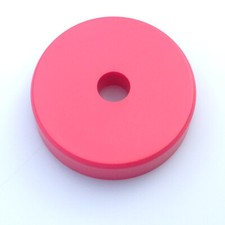 10 x RED Classic 45 RPM Turntable Adapters