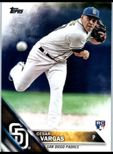 2016 Topps Update #US289 Cesar Vargas