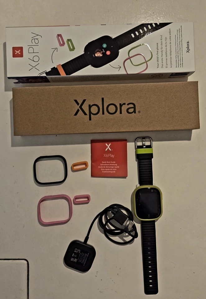 Xplora X6 Play Smartwatch GPS, Schwarz, mit Zubehör - Bild 2 von 4