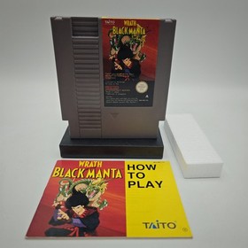WRATH OF THE BLACK MANTA NINTENDO NES PAL A CIB COMPLETO