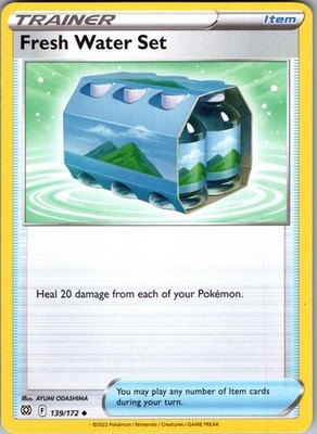 Fresh Water Set Brilliant Stars 139/172 Uncommon Pokemon Near Mint