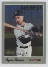 2019 Topps Heritage Chrome 109/999 Ryan Braun #THC-111 0o6v