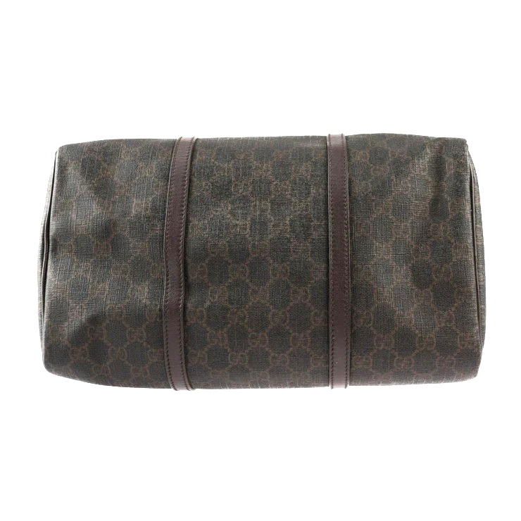 GUCCI GG Supreme Canvas Mini Boston 2WAY Bag 322231 Dark Brown