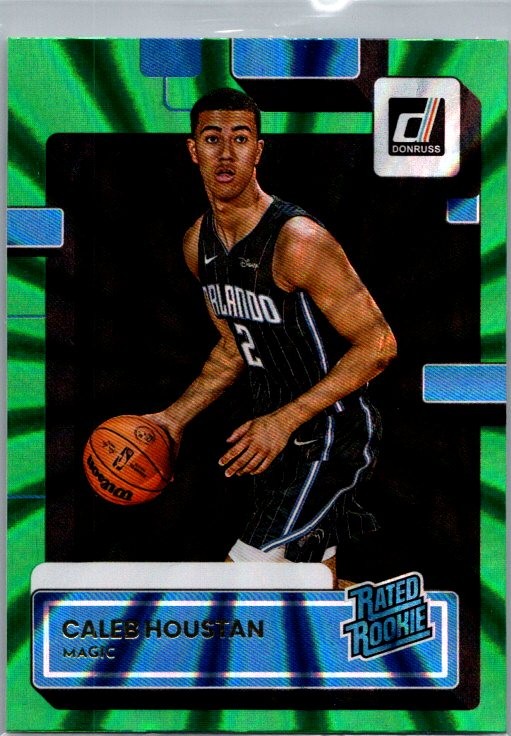 2022-23 Donruss #232 Caleb Houstan Holo Laser Green