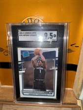 2020 OPTIC #151 ANTHONY EDWARDS RATED ROOKIE 9.5 sgc TIMBERWOLVES