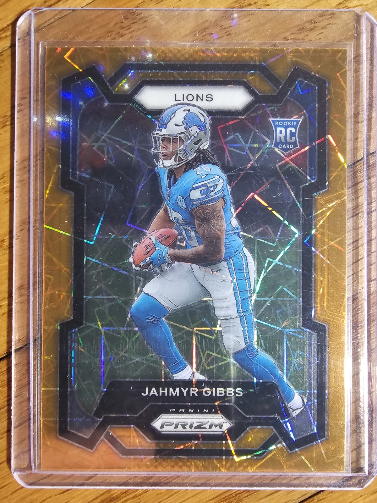 2023 Panini Prizm Rookies Jahmyr Gibbs #331 Orange Lazer Prizm (RC)