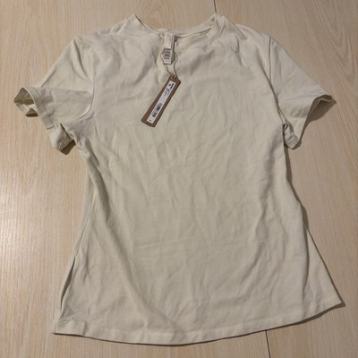 Skims Women's Cotton Jersey T-Shirt - Bone - Size Medium