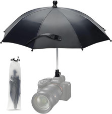 DSLR Mirrorless Camera Hot Shoe Umbrella Rain Cover Protector Sunshade - Compati