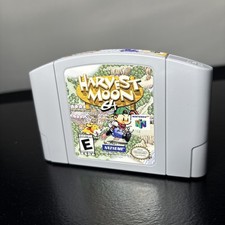 AUTHENTIC - Harvest Moon 64 (Nintendo 64, 1999, Natsume) N64