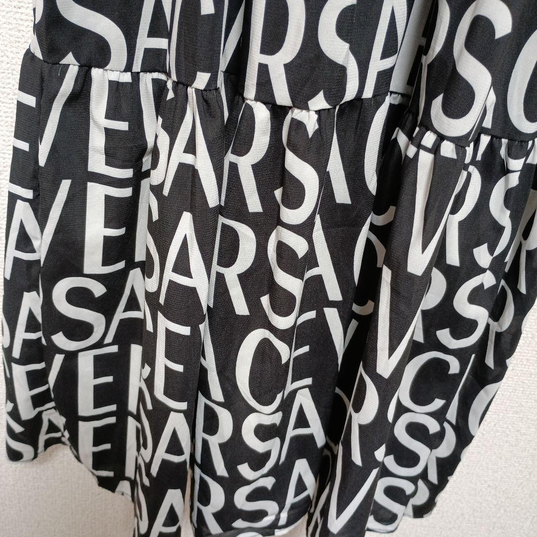 USED RARE VERSACE LOGO DESIGN LONG DRESS, VINTAGE/USED CLOTHING VERYGOOD thumbnail 5