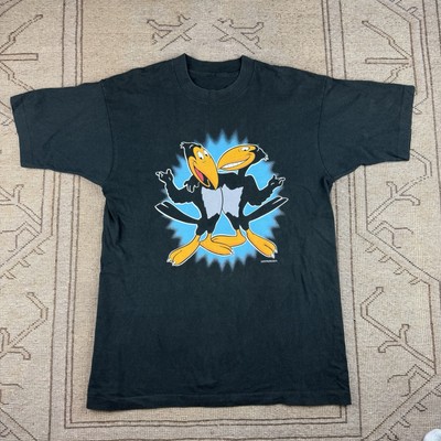 Vintage Single Stitch 1992 Viacom Heckle & Jeckle Cartoon T-Shirt Größe Large