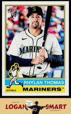 Rhylan Thomas 2025 Topps Heritage #543 RC Seattle Mariners