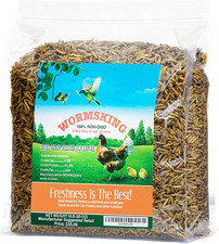 5LB Dried Black Soldier Fly Larvae, More Calcium than Dried Mealworms, High Prot