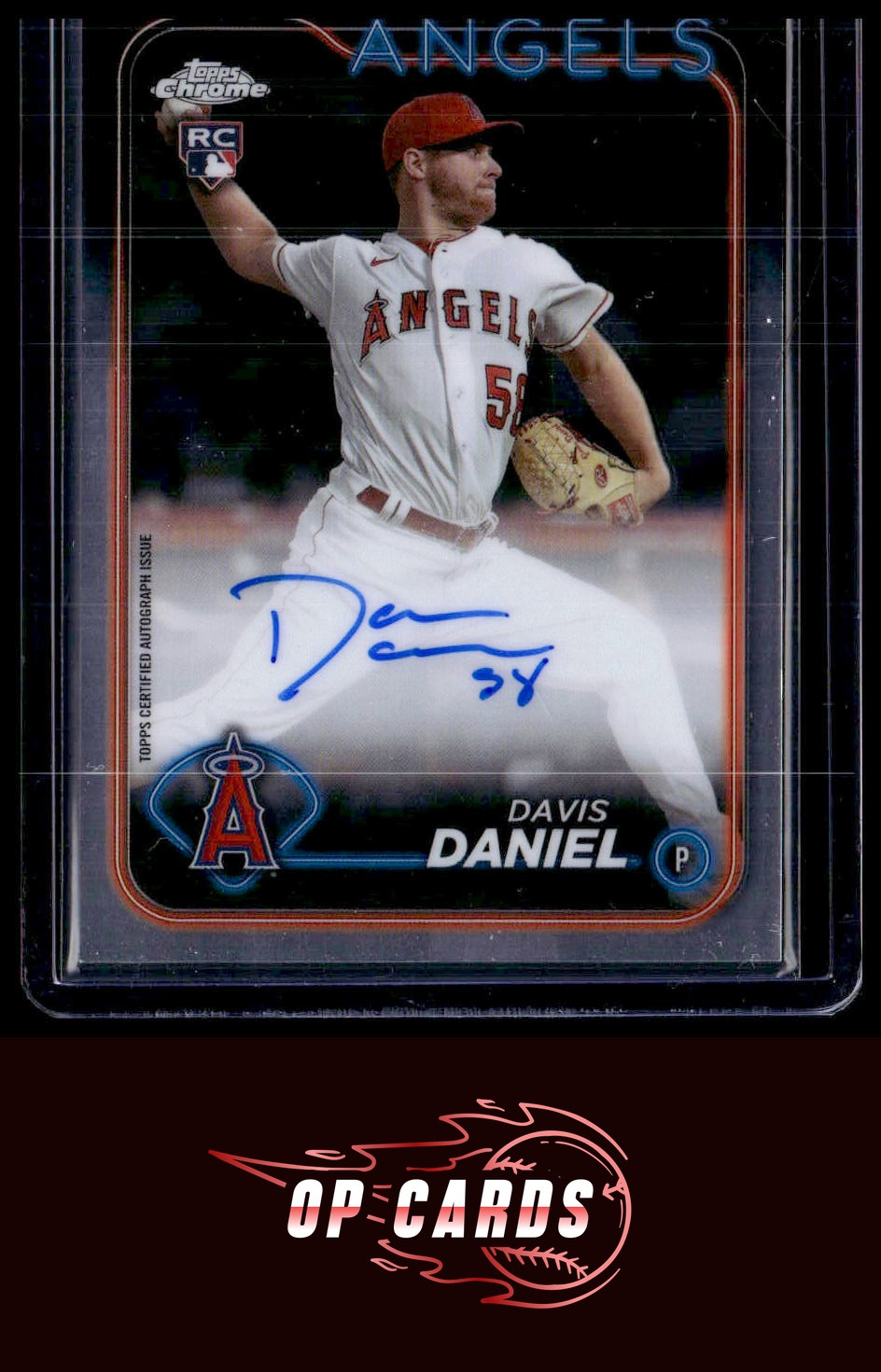 Davis Daniel 2024 Topps Chrome #RA-DD Rookie Autographs , Free Shipping
