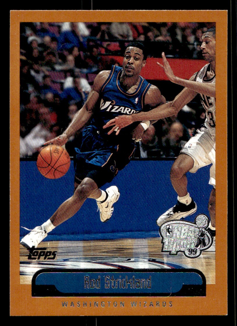 Topps - Rod Strickland Basketball card Washington Wizards Raw Trading Card