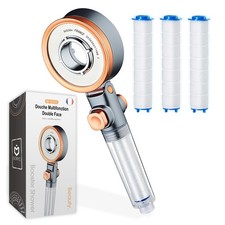 Pommeau de douche filtrant anti calcaire haute pression | Filtre eau douche a...