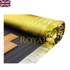 5mm Thick Sonic Gold Underlay with Moisture Barrier - Ideal for Laminate Floors