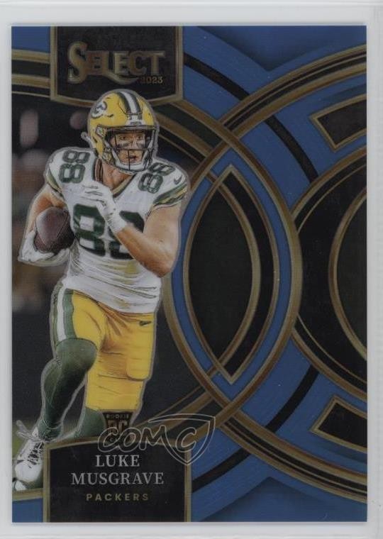 2023 Panini Select Premier Level Light Blue Prizm /99 Luke Musgrave Rookie RC