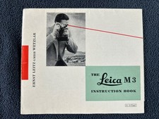 vintage Leica M3 Instruction Book published by Ernst Leitz GmbH Wetzlar