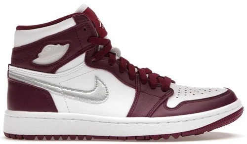 Jordan 1 Golf High Bordeaux