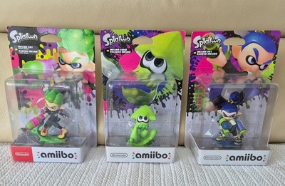 3x Nintendo Amiibo Figur : Inkling Squid Boy ! Splatoon ! OVP ! NEU ! TOP !