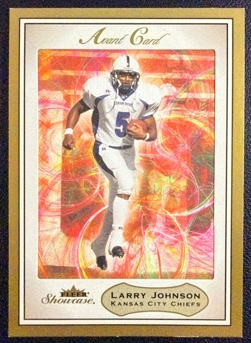 LARRY JOHNSON 2003 Fleer Showcase Rookie Legacy Collection #103 RC 125/125