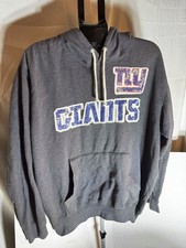New York Giants NFL Team Apparel Stiched Men  s Size XL Hooded Sweatshirt 2013