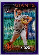 2024 Topps Update Rookie RC Purple Holo Foilboard /799 Mason Black #US179