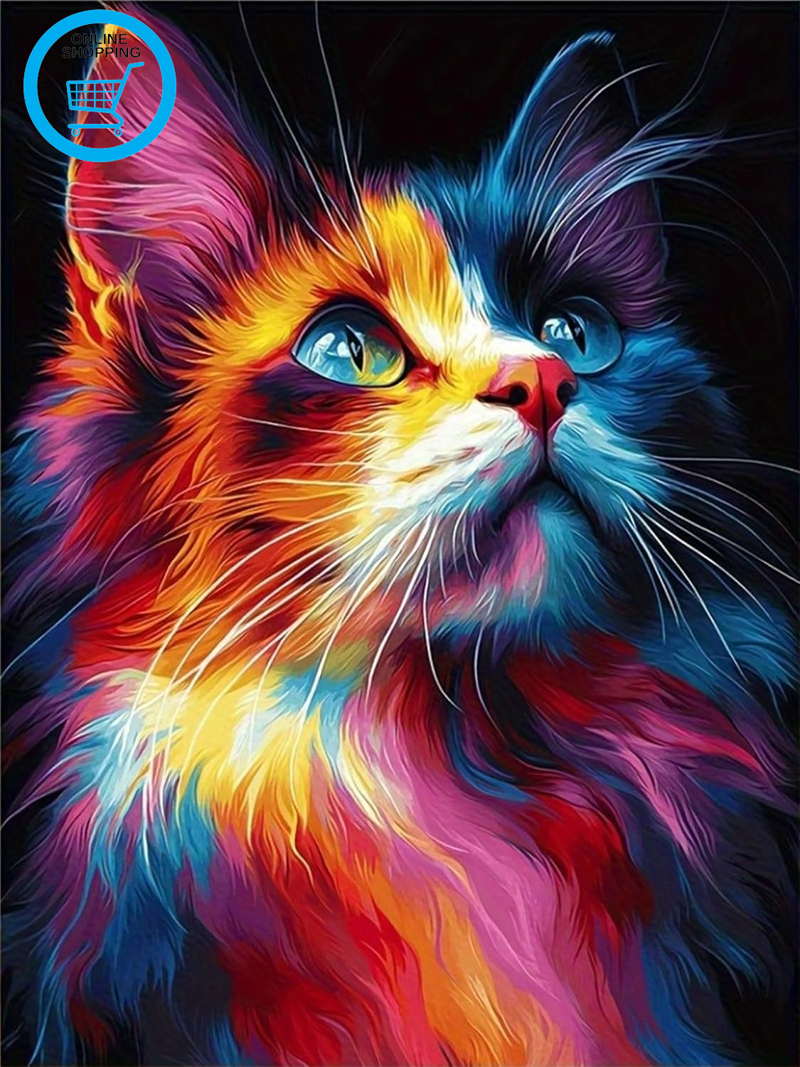 Paint by Numbers for Adults,Painting by Number Kits Canvas,Diy Easy Cheerful Pai