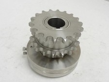 202454 New-No Box; MFG- N060144 SS Assembly Sprocket # 40 1-1/4"ID 18 Teeth